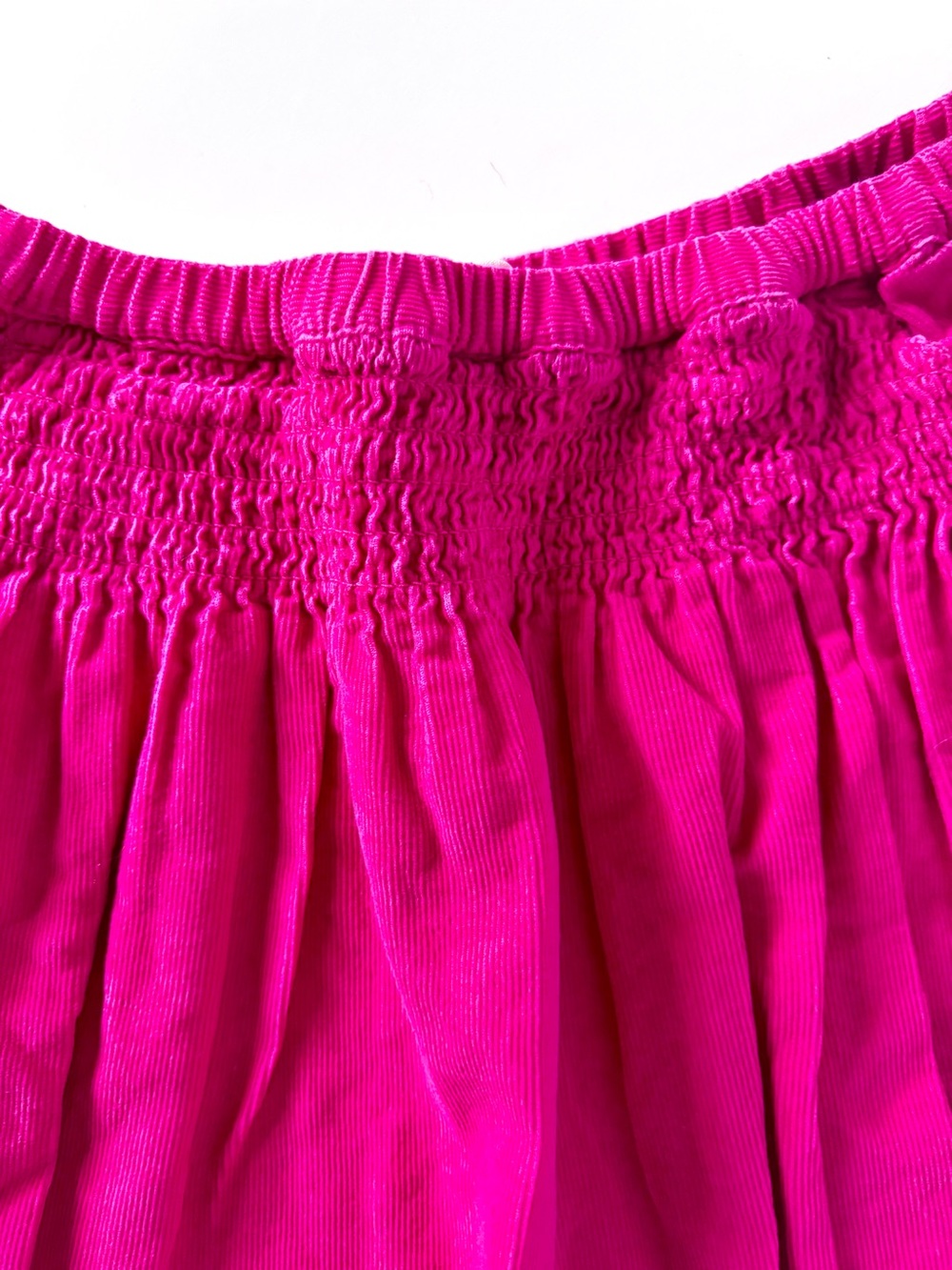 Mini Boden Bright Pink Lined Corduroy Skirt | 4–5Y | Like New - Picture 3 of 7